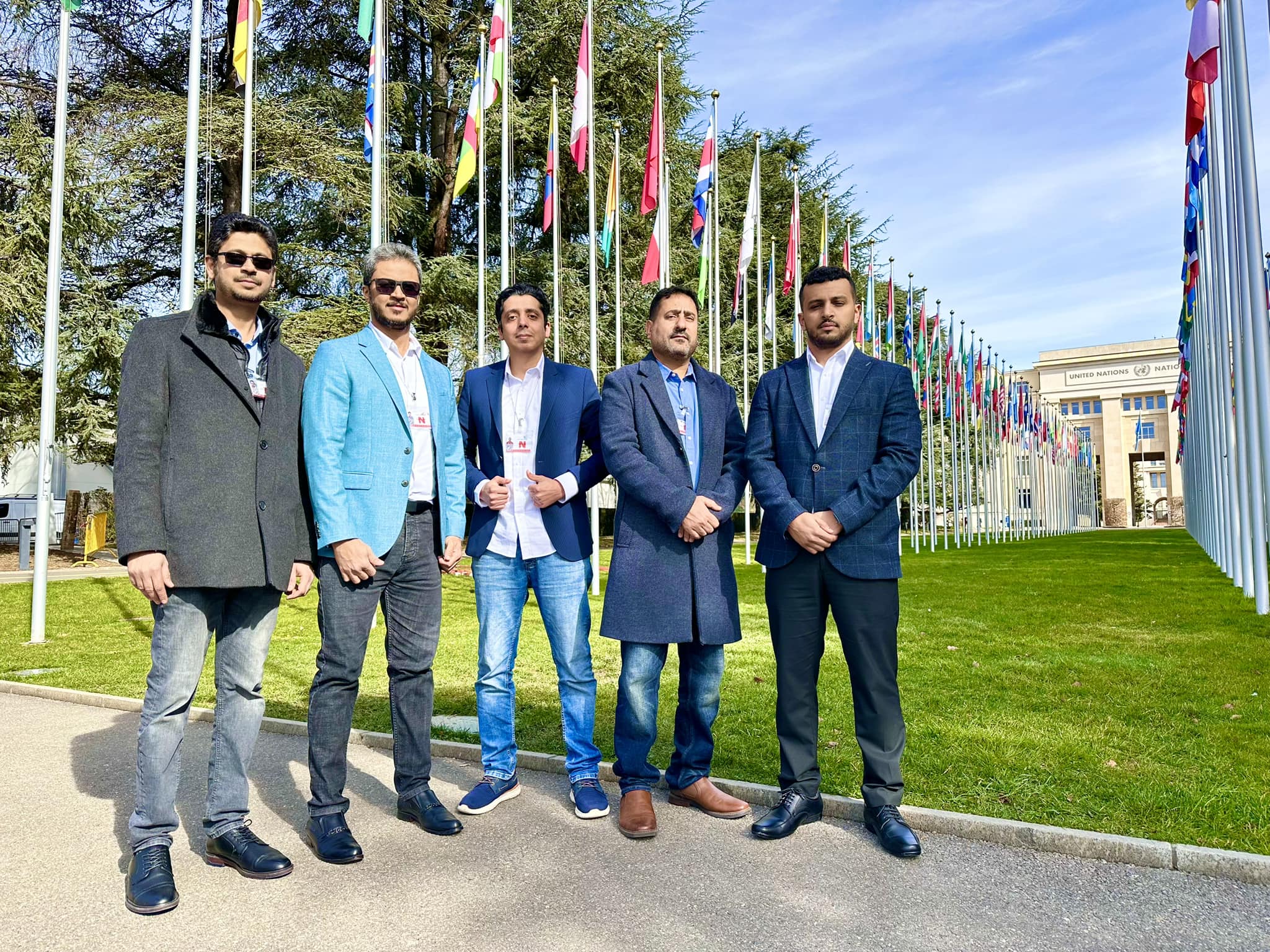 The delegation of the Southern Independent Group participates in the 52nd session of the Human Right